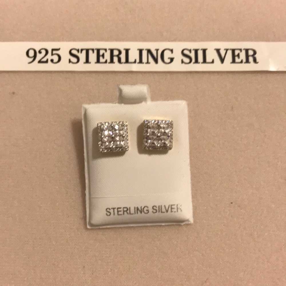 Sterling silver earring